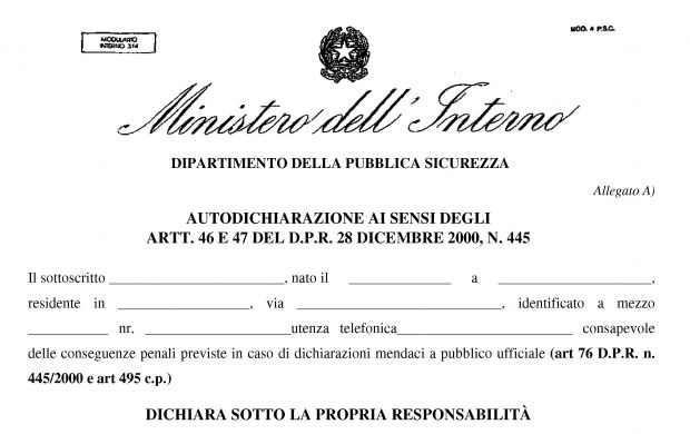 Fase 2 e autocertificazioni: restano obbligatorie in questi casi