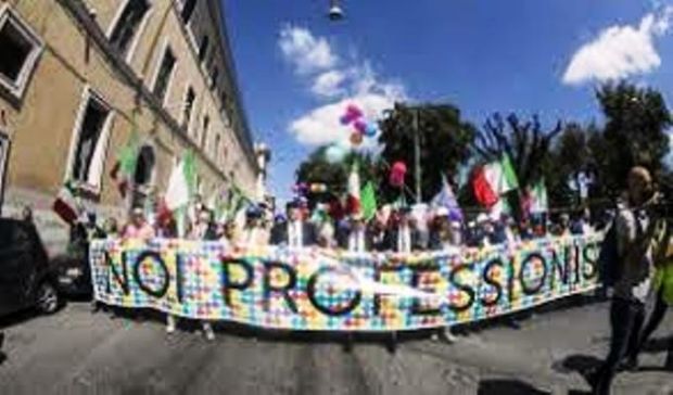 Giovani professionisti, sit-in di protesta l'8 luglio