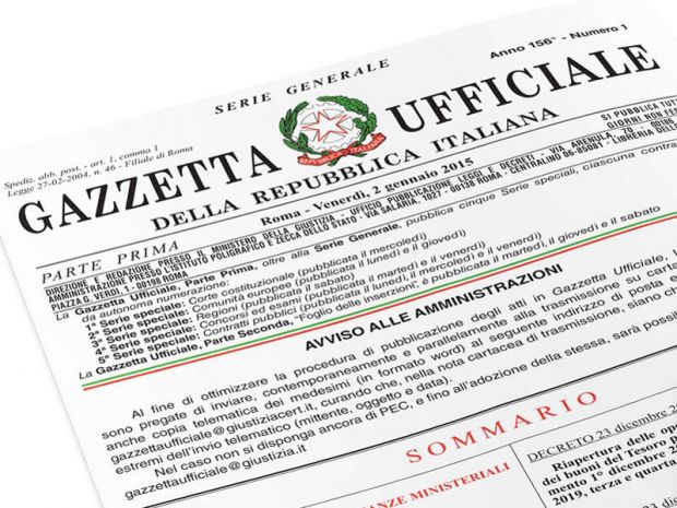 Testo del Decreto Sostegni bis in Gazzetta Ufficiale