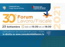 30° FORUM LAVORO/FISCALE