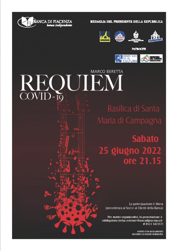 Piacenza Sabato in Basilica il primo Requiem scritto in Italia per le vittime del Covid