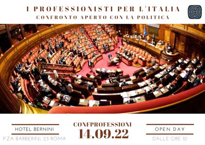 Confprofessioni apre il confronto con la politica