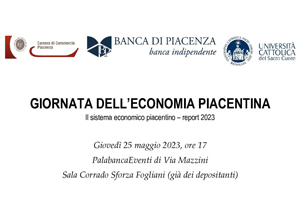 Domani al PalabancaEventi la Giornata dell’economia piacentina