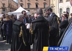 SIT IN DI PROTESTA CONTRO CASSA FORENSE