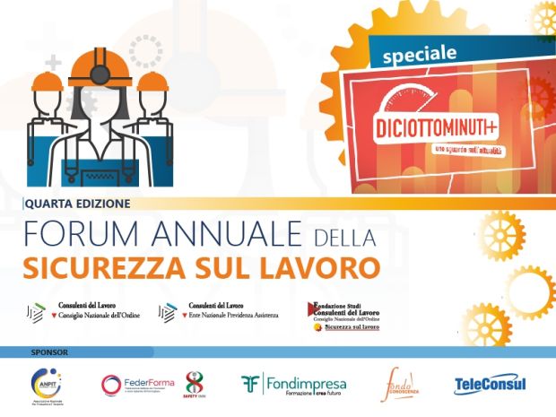 Torna l’appuntamento con il Forum annuale della sicurezza sul lavoro