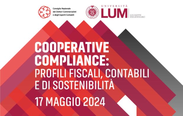 Evento dei commercialisti sulla 'cooperative compliance' a Bari