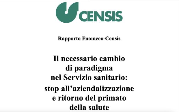 URGE UN DIVERSO APPROCCIO ALLA SANITÀ