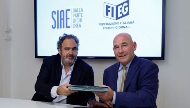 Fieg e Siae, firmata l’intesa per l’equo compenso degli articoli online