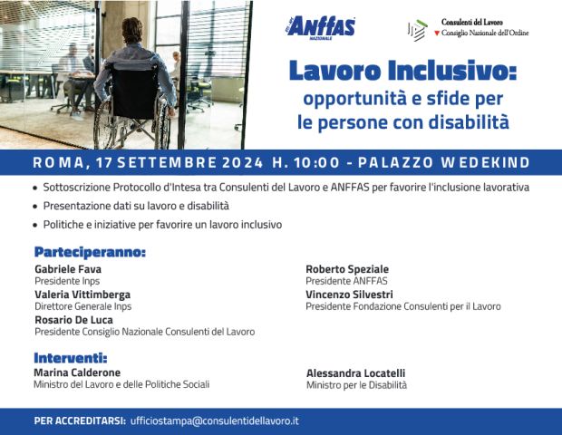 Lavoro Inclusivo: opportunità e sfide per le persone con disabilità