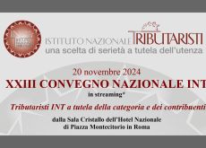 Il 20 novembre XXIII Convegno Nazionale INT a Roma