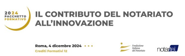 Il Contributo del Notariato all’innovazione