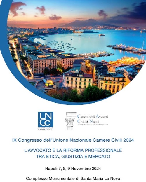 A Napoli il IX Congresso dei civilisti dal 7 al 9 novembre