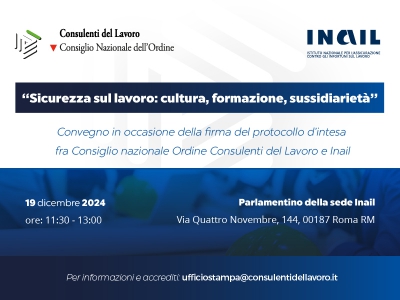 Sicurezza sul lavoro: cultura, formazione, sussidiarietà