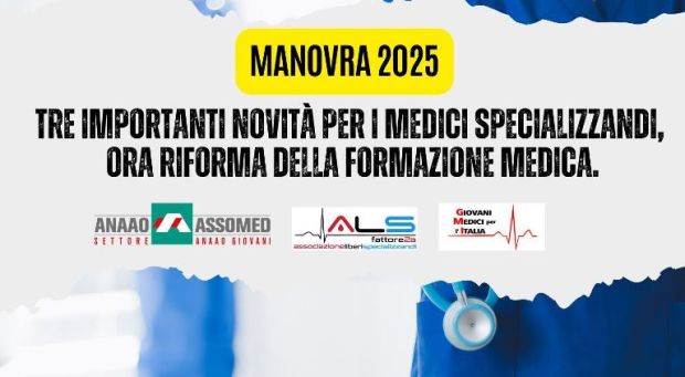 Tre importanti novità per i medici specializzandi.