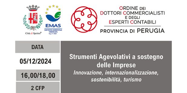 Convegno dei Dottori Commercialisti di Spoleto.