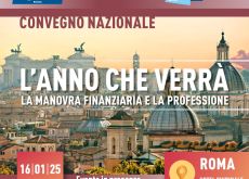 Oggi a Roma il Convegno Nazionale ANC sulla Manovra Finanziaria